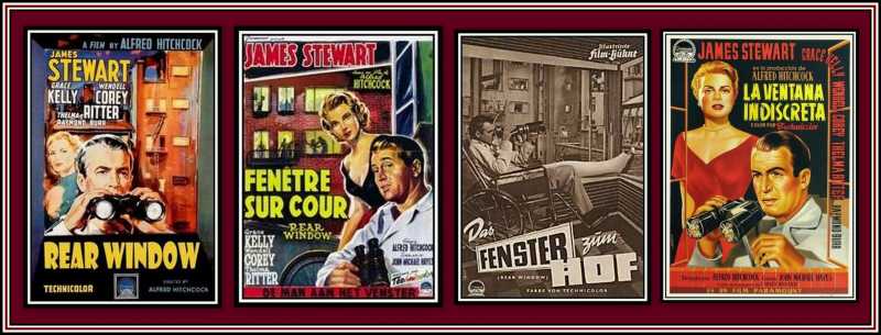 Rear Window posters in different languages